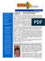 ADELANTE FAMILIA, Boletín Mensual Informativo VIII-01