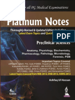 Platinum Notes - Anatomy (2014-15)