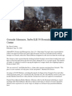 Serbs Kill 50 Bosniaks in Gorazde Massacre