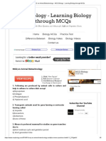 MCQ On Animal Biotechnology - MCQ Biology - Learning Biology Through MCQs