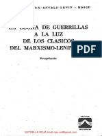 La Lucha de Guerrillas A La Luz de Los Clasicos Del Marxismo Leninismo