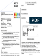 Actividad de Laboratorio Bebidas Isotonicas - Odp