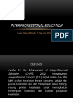 Interprofesional Education Dan IC