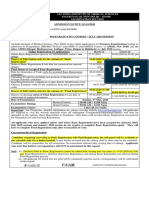 ADVT Admission Notice No.01 - 2020 AIIMS PG July 2020
