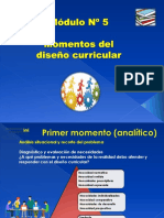 Diapositivas Momentos Del Diseño Curricular PDF