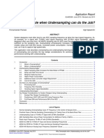 TI - AppNote - Why Oversample When Undersampling Can Do The Job