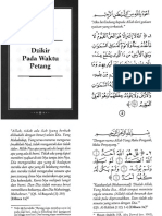 Dzikir Pada Waktu Petang Menurut Al-Quran Dan As-Sunnah Yang Shahih PDF