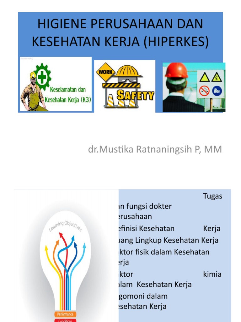 Higiene Perusahaan Dan Kesehatan Kerja (Hiperkes) | PDF