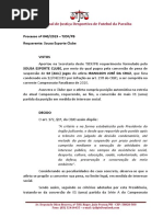 Decisão conversão pena SOUSA