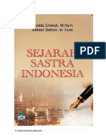 Buku Sejarah Sastra Indonesia (FITK)