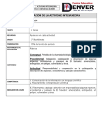 Actividad Integradora Biología 2°