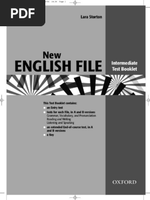 NEF - INTERMEDIATE TEST BOOKLET.