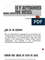 Sensores y Actuadores Del Motor Diésel