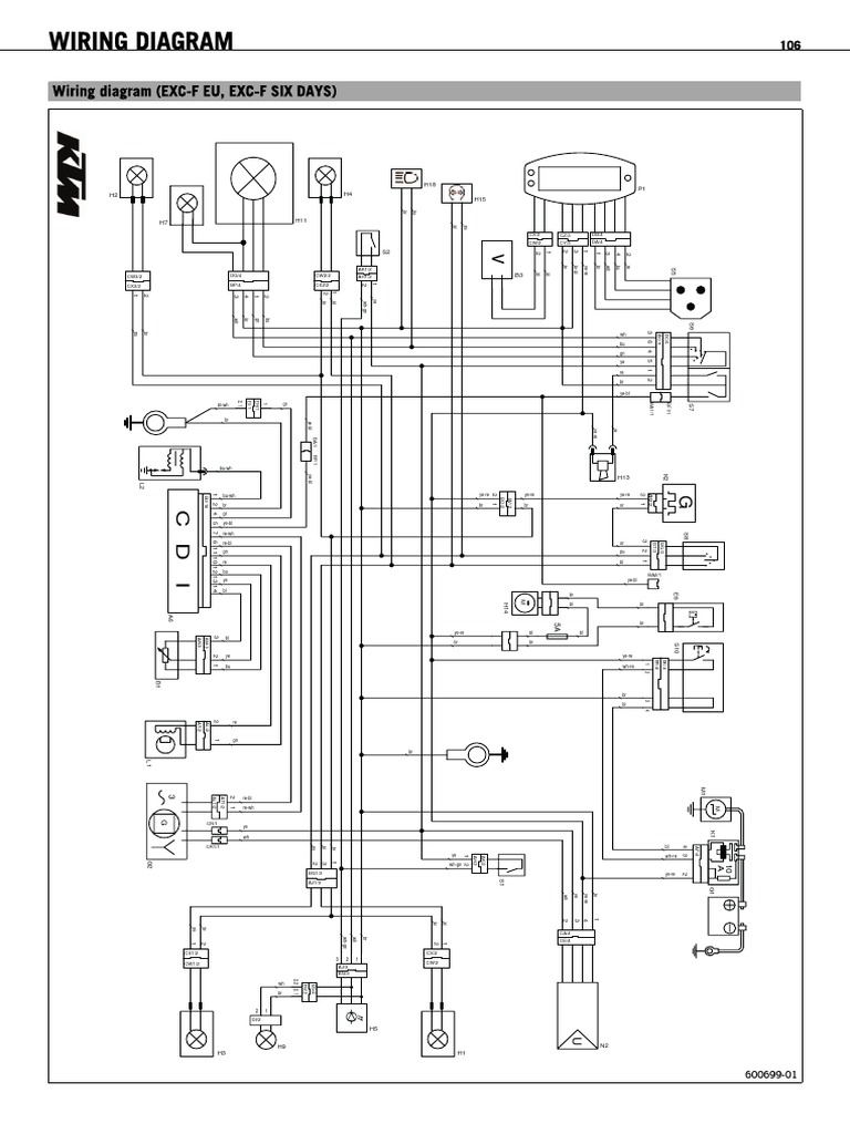 Wiring Diagram KTM | PDF