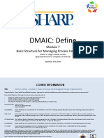 Dmaic - Define