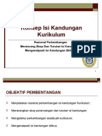 Kandungan Kurikulum