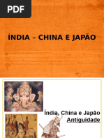 O ORIENTE - ÍNDIA - CHINA E JAPÃO