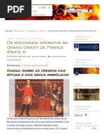 Da maçonaria operativa ao Grand Orient de France (Parte II) - Freemason.pt