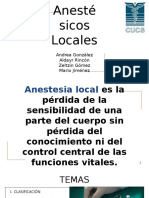 Anestesicos Locales