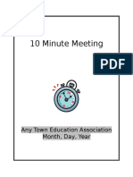 10 Minute Meeting