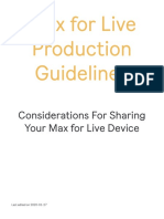 M4L Production Guidelines