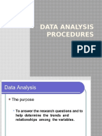 Data Analysis Procedures