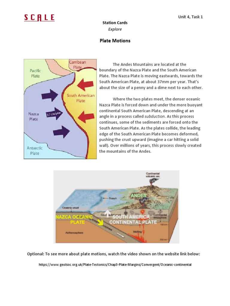 Task 1 | PDF | Volcano | Plate Tectonics