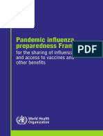 Pandemic Influenza Preparedness Framework - Sharing of Influenza Viruses Eng PDF