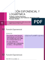 Funcion Exponencial y Logaritmica