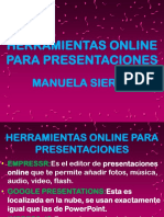 Herramientas Online para Presentaciones