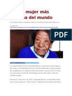 LA PAGINA - Muere mujer más anciana del mundo con 117 año de Edad