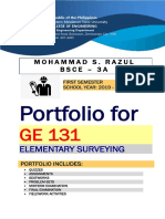 Portfolio For MOHAMMAD S. RAZUL FIRST SEMESTER SY 2019 2020
