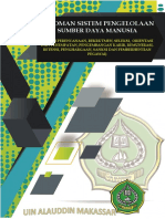 Pedoman Sistem Pengelolaan SDM - 2014 PDF