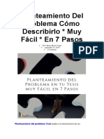 Planteamiento del problema en 7 pasos