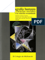 Geografía Humana y Ciencias Sociales. Una Relación Reexaminada.