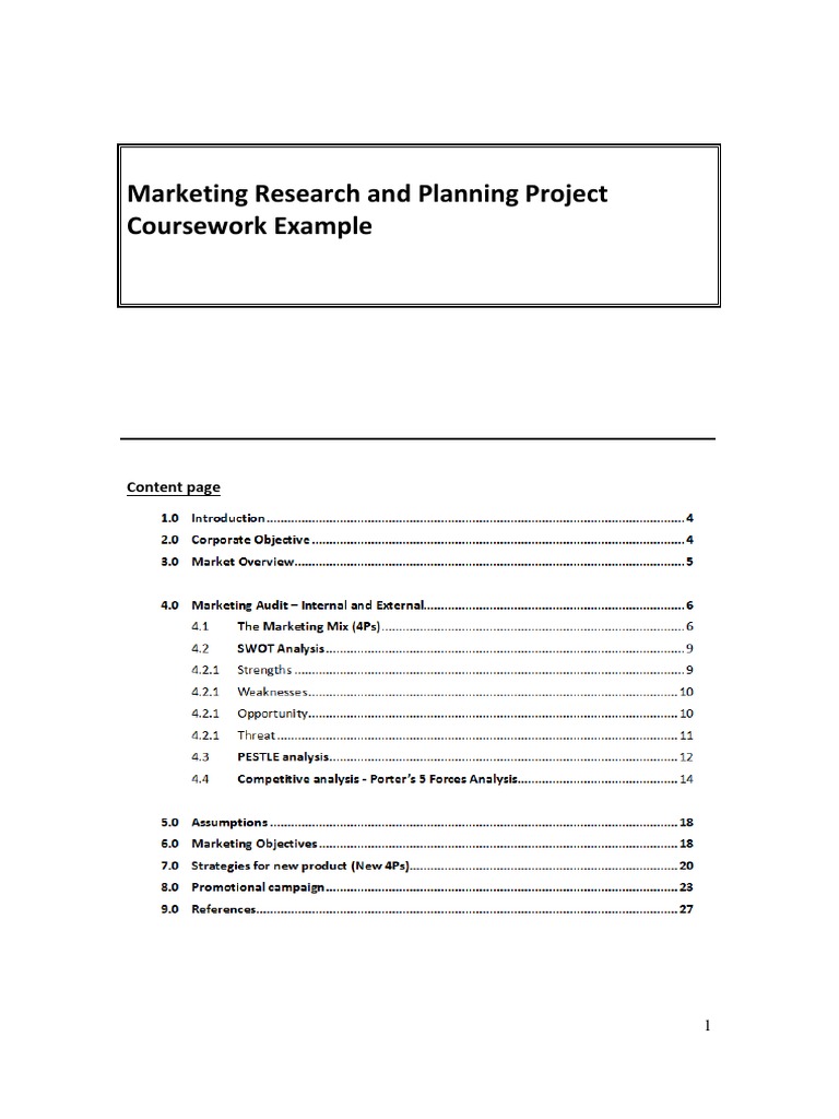 Coursework Example (Innocent) 2015 PDF | PDF | Retail | Supermarket