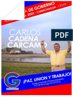 Programa de Gobierno Carlos Cadena Carcamo 2019 Candidato Alcaldia