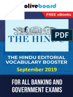 Hindu Editorial Vocabulary Booster September 2019 Compressed PDF