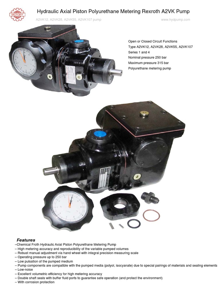 A2vk PDF | PDF | Pump | Valve