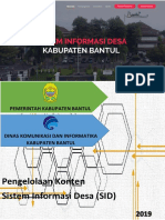 Materi Pelatihan SID 2019 Pembuatan Artikel Dan Berita PDF