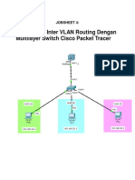 Konfigurasi Inter VLAN Routing Dengan Multilayer Switch Cisco Packet Tracer