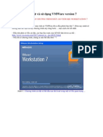 Hướng dẫn cài đặt và sử dụng VMWare version 7