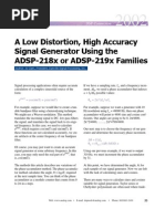 Article Signal Generation