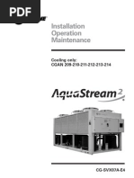 Installation Operation Maintenance: Cooling Only: CGAN 209-210-211-212-213-214