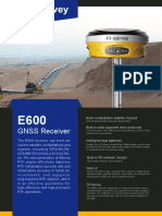 GPS Geodetic E600 E-SURVEY - TRANSSURVEY