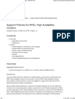 Support Policies For RHEL High Availability Clusters PDF