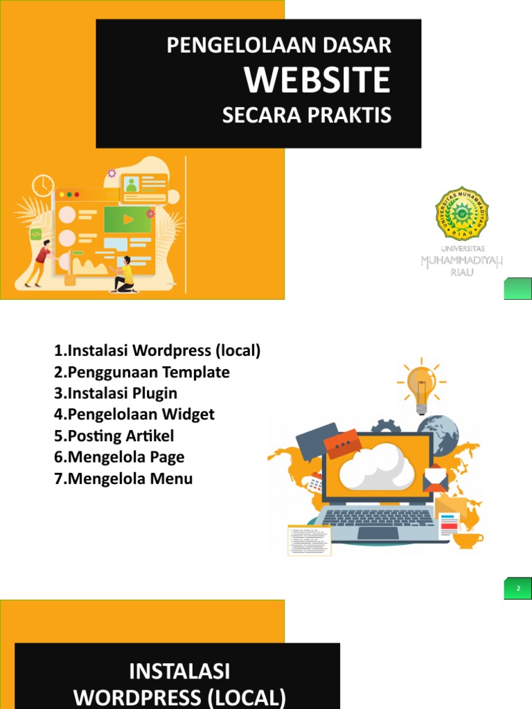 Panduan Instalasi dan Pengelolaan WordPress | PDF | Komputer