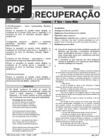 sigma recuperação pre modernismo