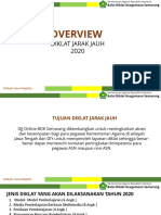 Overview Diklat Jarak Jauh 2020