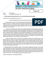 Soal Tematik Kelas 4 SD Tema 6 Subtema 3 Giat Berusaha Meraih Cita-Cita Dan Kunci Jawaban PDF